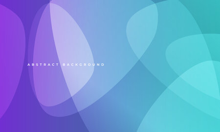 Purple and blue vector abstract background with circular layers. Modern geometric design banner with curve dynamic shapes.のイラスト素材