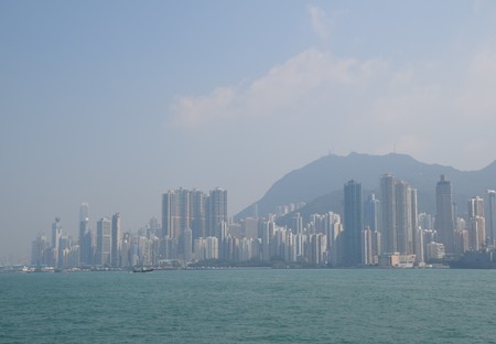 A view of Hong Kongの写真素材