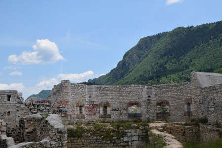 The ruins of Vratnik, a fort in Bosnia and Herzegovina.