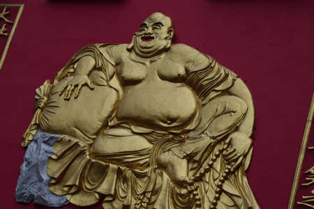 The 10,000 Buddhas temple in Hong Kongのeditorial素材