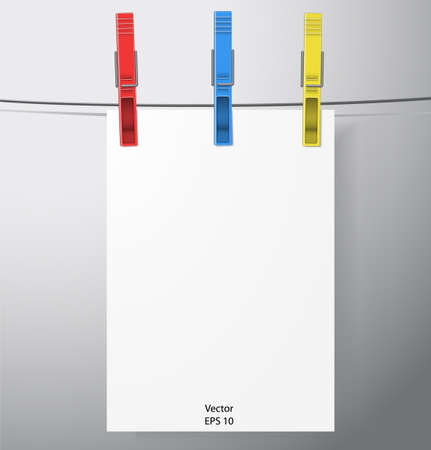 Vector clothespinのイラスト素材