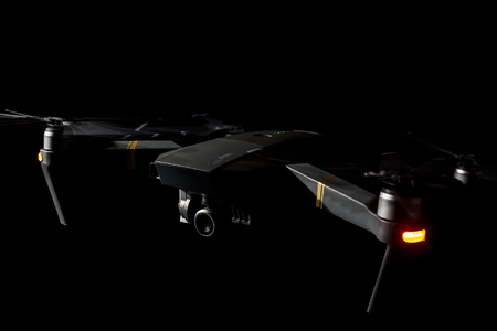 an advanced system remote piloted aircraft flying UAV taking offの写真素材