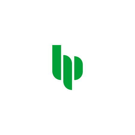 Letter HP Logo Design for business and company identity. HP Logo with modern trendy.のイラスト素材
