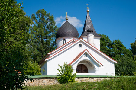 Russia, Museum-Reserve of Vasily Dmitrievich Polenov. Big house.のeditorial素材