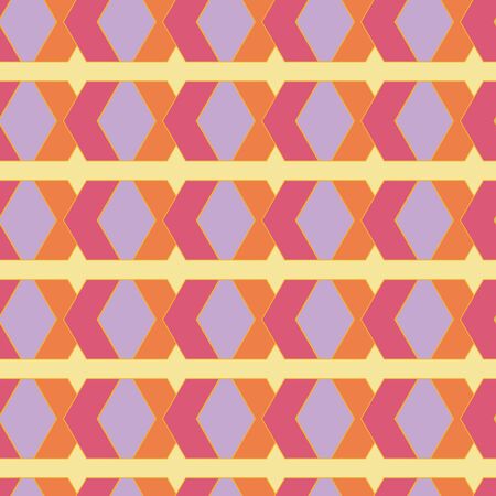 Vector colorful Seamless Geometric Pattern. Perfect for fabric, scrapbook and wallpaper.のイラスト素材