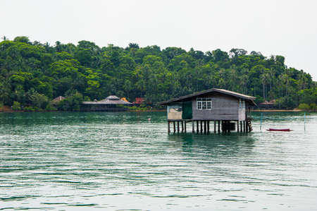 home in the seaの写真素材