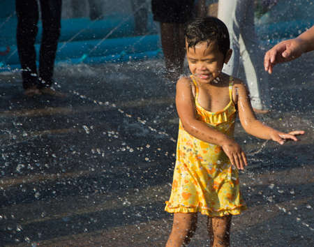  songkran festival thailandのeditorial素材