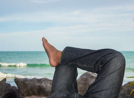 rest seasideの写真素材