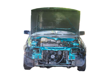 broken carの写真素材