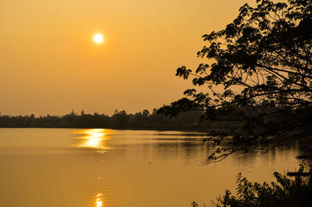 sunset landscapeの写真素材