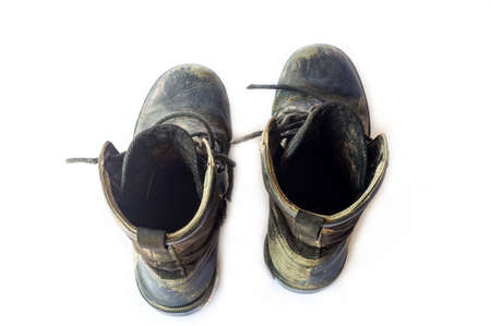 military bootsの写真素材