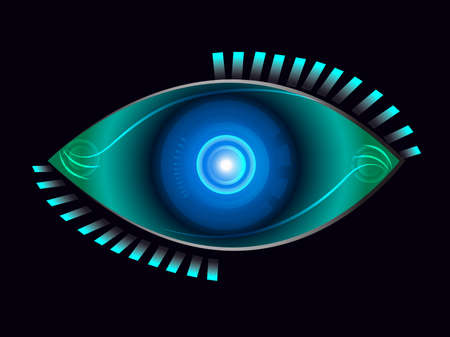 eye illustrationのイラスト素材