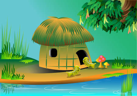 home illustrationのイラスト素材