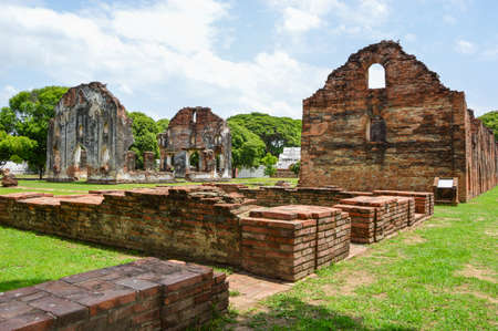 ruins in thailandの写真素材