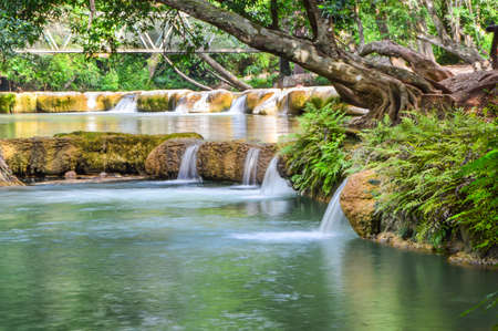waterfall landscapeの写真素材