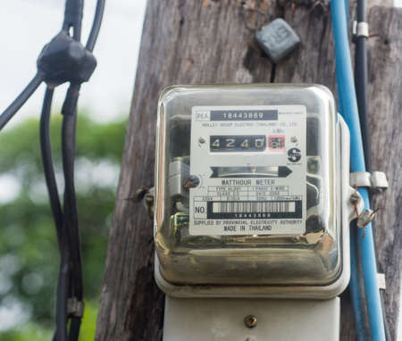 electric meterの写真素材