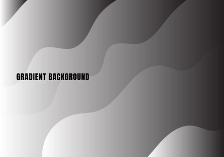 Abstract wave gradient pattern grey and black on background.  Vector graphic illustrator.のイラスト素材