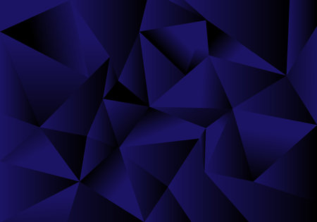 Abstract polygon triangle 3d on background. Vector graphic illustration.のイラスト素材