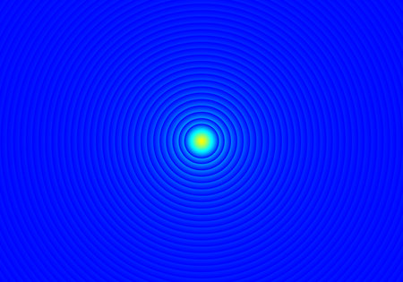 Abstract circle layer on blue background. Vector graphic illustration.のイラスト素材