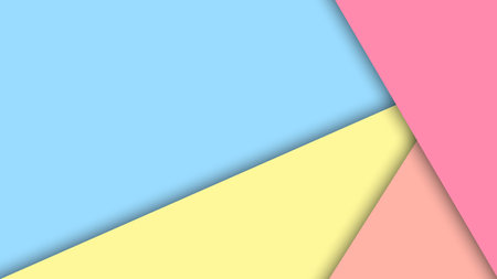 Abstract banner template pastel stripes on blue background. Vector graphic illustration.のイラスト素材