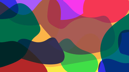 Abstract fluid shape colorful on background. Vector graphic illustration.