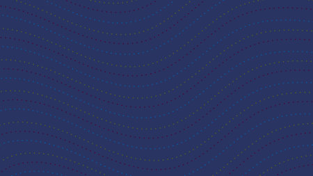 Abstract lines shape pattern elements on blue background. Vector graphic illustration.のイラスト素材