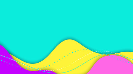 Abstract hand drawn organic shape pattern elements on green background. Vector graphic illustration.