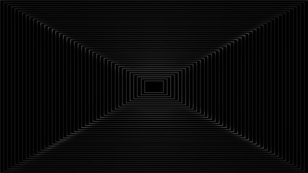 Abstract square effect lines pattern on black background. Vector graphic illustration.のイラスト素材