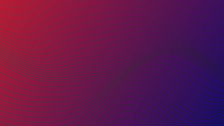 Abstract technology futuristic concept lines wave dynamic particle pattern on background. Vector graphic illustration.のイラスト素材
