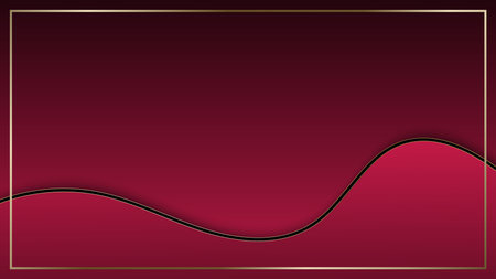 Abstract fluid with frame on red background.Vector graphic illustration.のイラスト素材