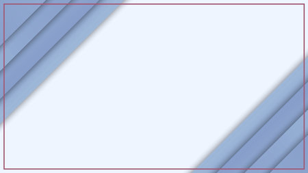 Abstract stripe banner template pastel stripes with frame on white background. Vector graphic illustration.のイラスト素材