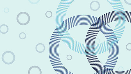 Vector abstract colors round lines isolated on background. Vector graphic illustration.のイラスト素材