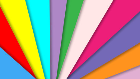 Abstract colorful stripes diagonal pattern vector overlay layers on  background. Rainbow Colorful Background.のイラスト素材