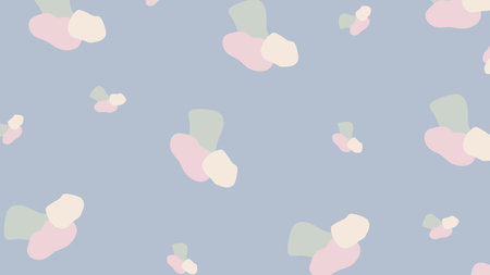 Abstract flower shape colorful on background. Cute pattern for banner.のイラスト素材