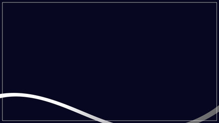 Abstract silver ribbon lines elements with glowing on dark background. Silver ribbon.のイラスト素材