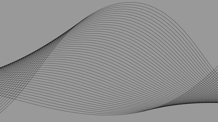Abstract wave lines dynamic particle pattern on background. Dynamic wave pattern.のイラスト素材