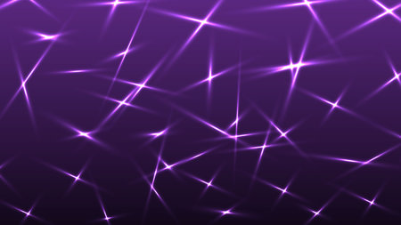Abstract pattern with lighting effect on purple background. Modern design element.のイラスト素材