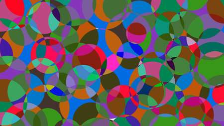 Abstract colorful circle shape on background. Modern graphic design elements.のイラスト素材