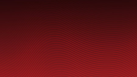 Abstract concept lines wave dynamic particle pattern on dark background. Network technology.のイラスト素材