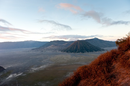 Mt. Bromo volcano, East Java, Indonesiaの写真素材