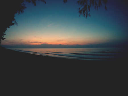 View at the beachの素材