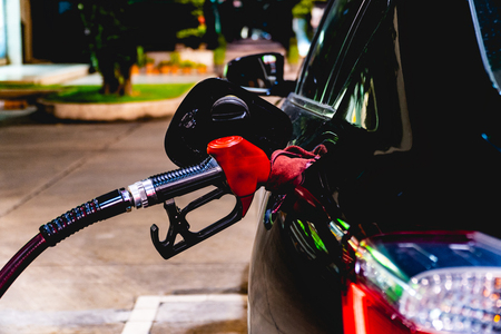 Close up refuel energy of the car. の写真素材