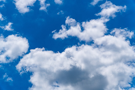 Blue sky background with clouds. sky background.の写真素材