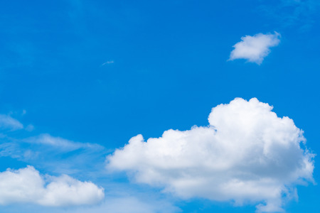 Blue sky background with clouds. sky background.の写真素材