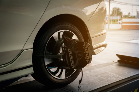 Wheel alignmentの写真素材