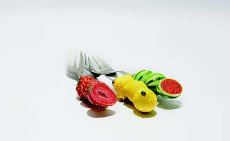 Doughnut and Chocolate toppingの写真素材