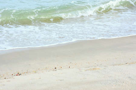 On beach