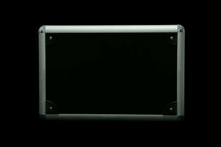 Storage box on black backgrounの素材