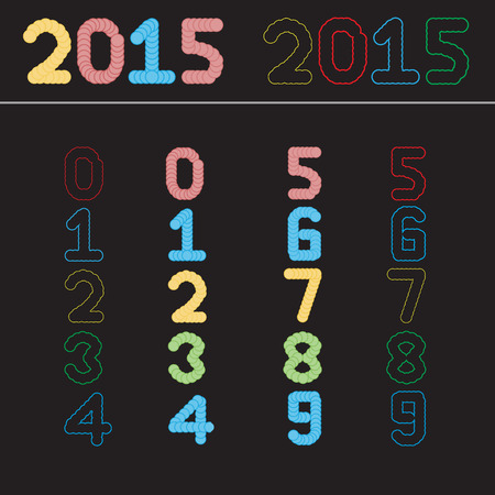 Numbers set  のイラスト素材