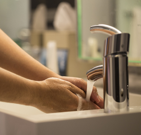 Washing hands